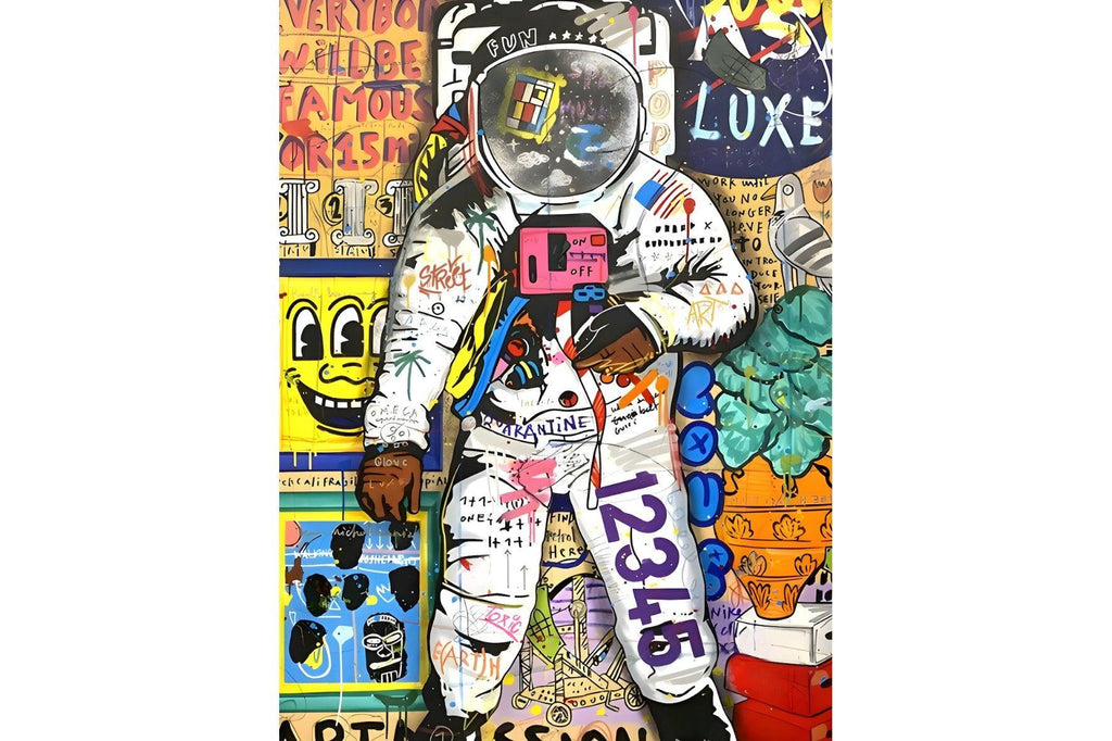 JISBAR Astronaut-Wall_Art-Pixalot