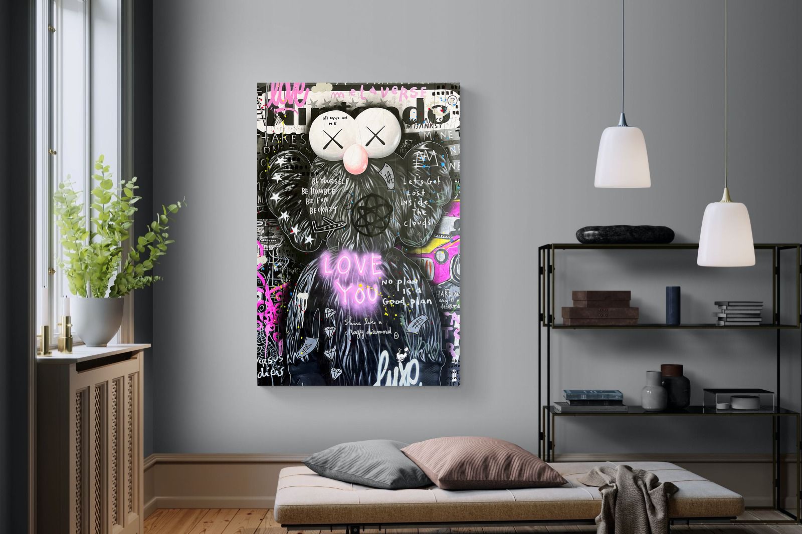 Kaws Canvas Poster - Perfect for Art Lovers
