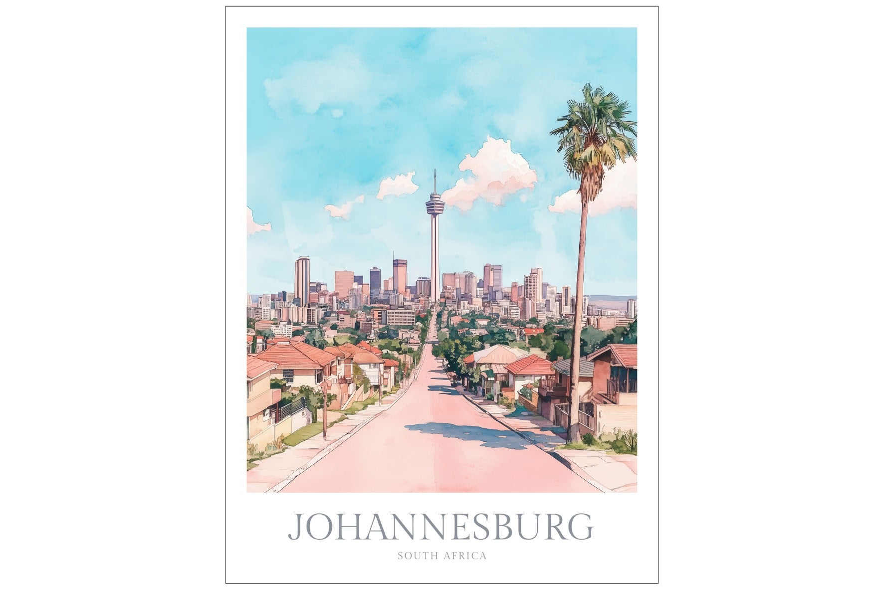 Johannesburg Watercolour