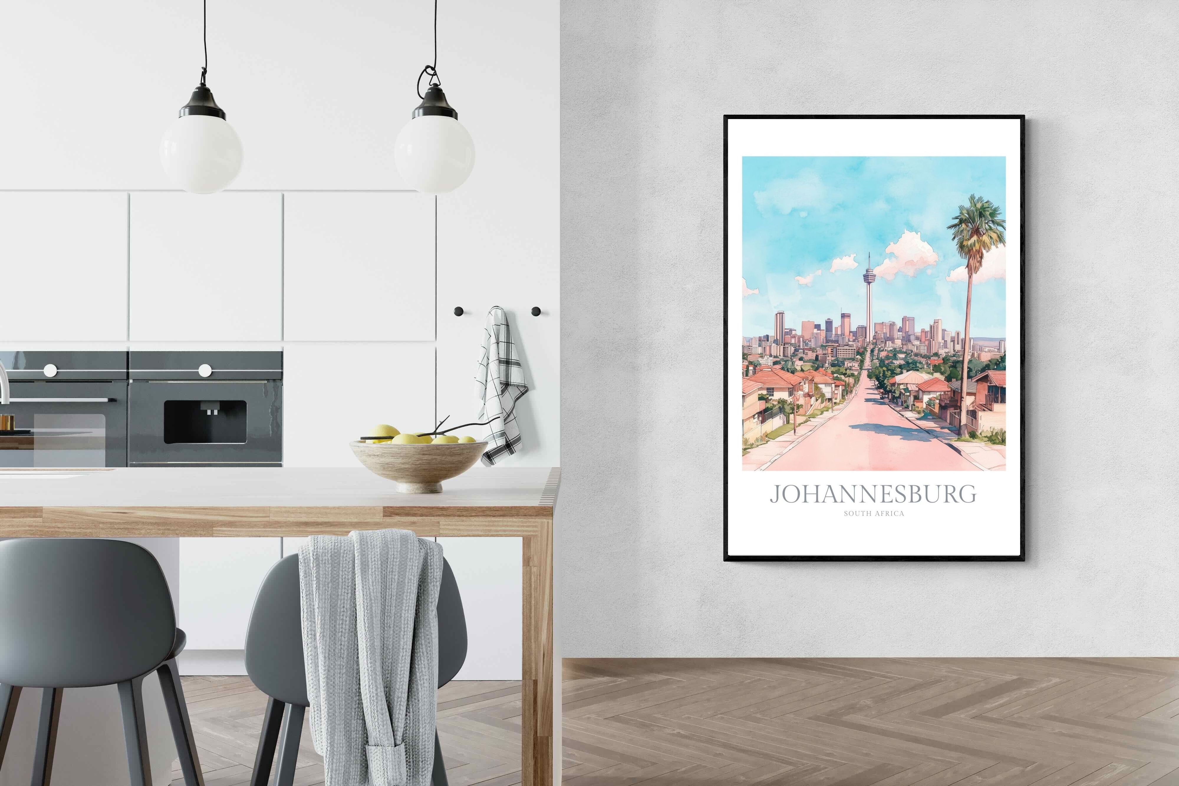 Pixalot Johannesburg Watercolour