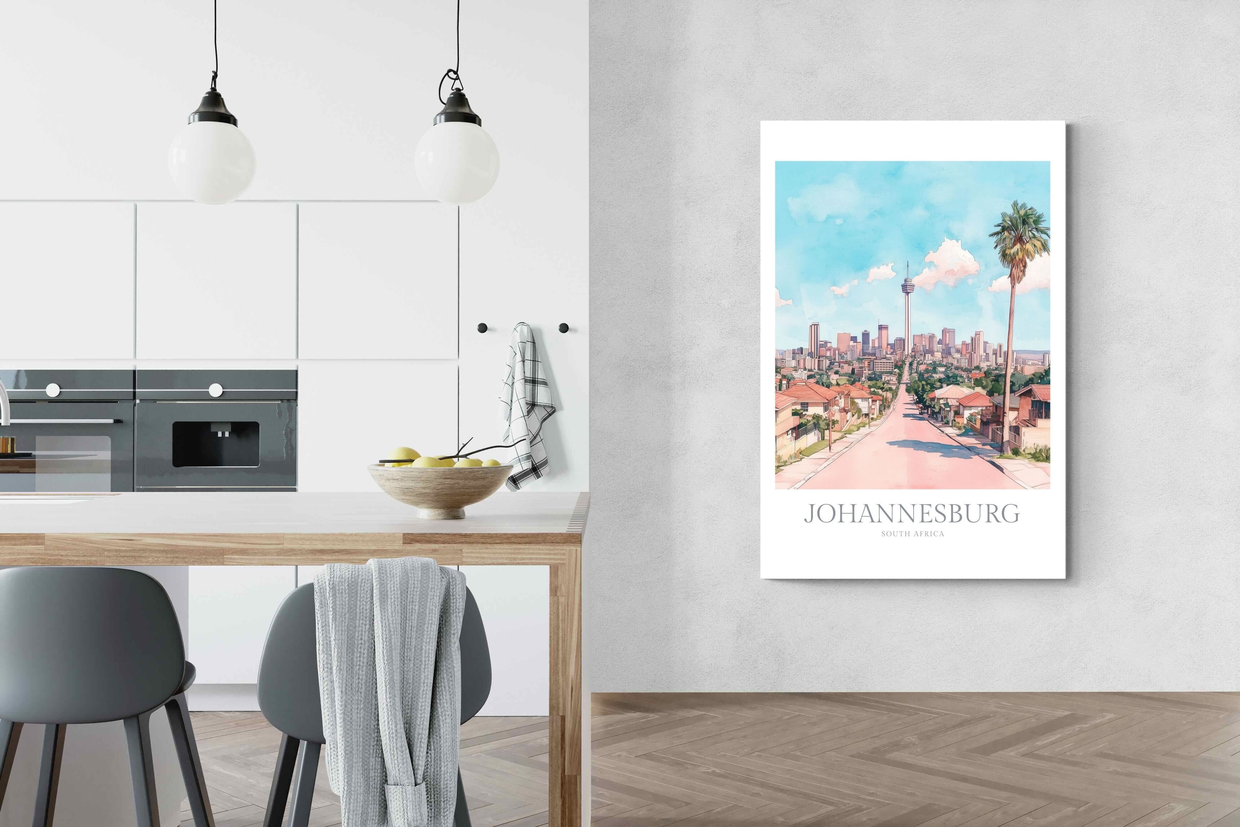 Pixalot Johannesburg Watercolour