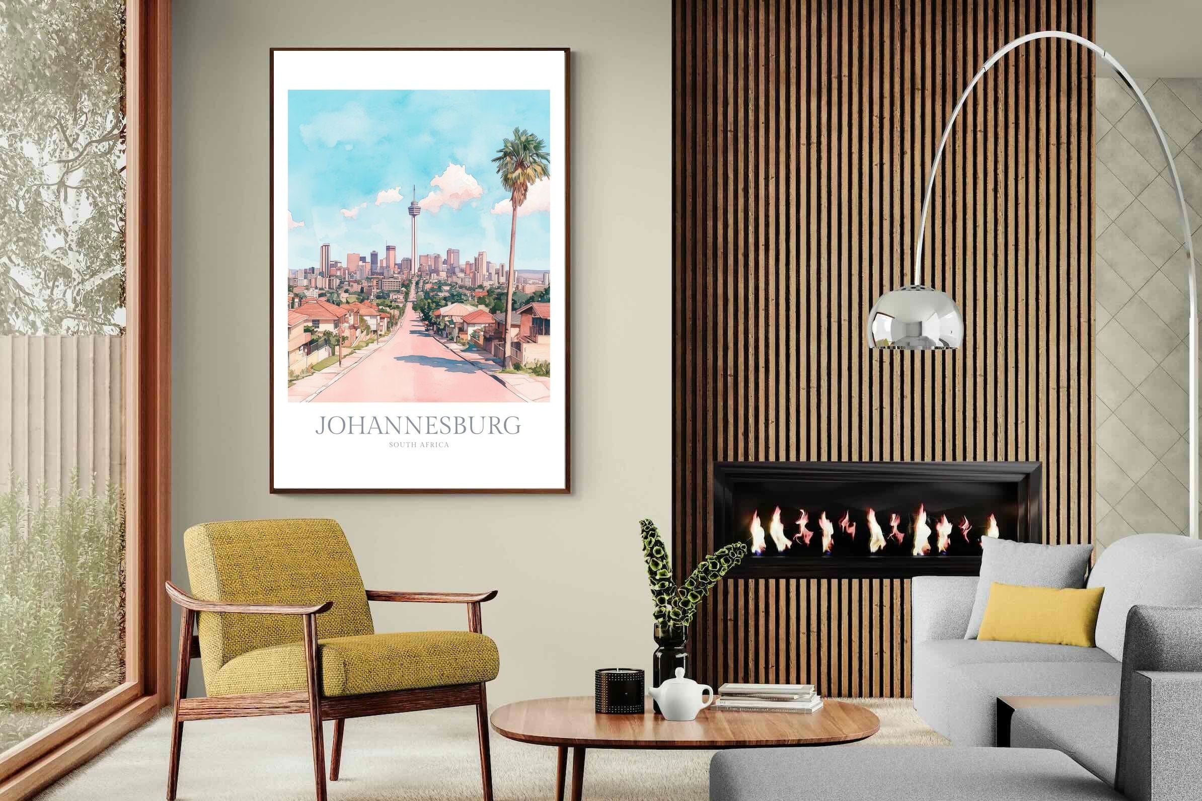 Pixalot Johannesburg Watercolour