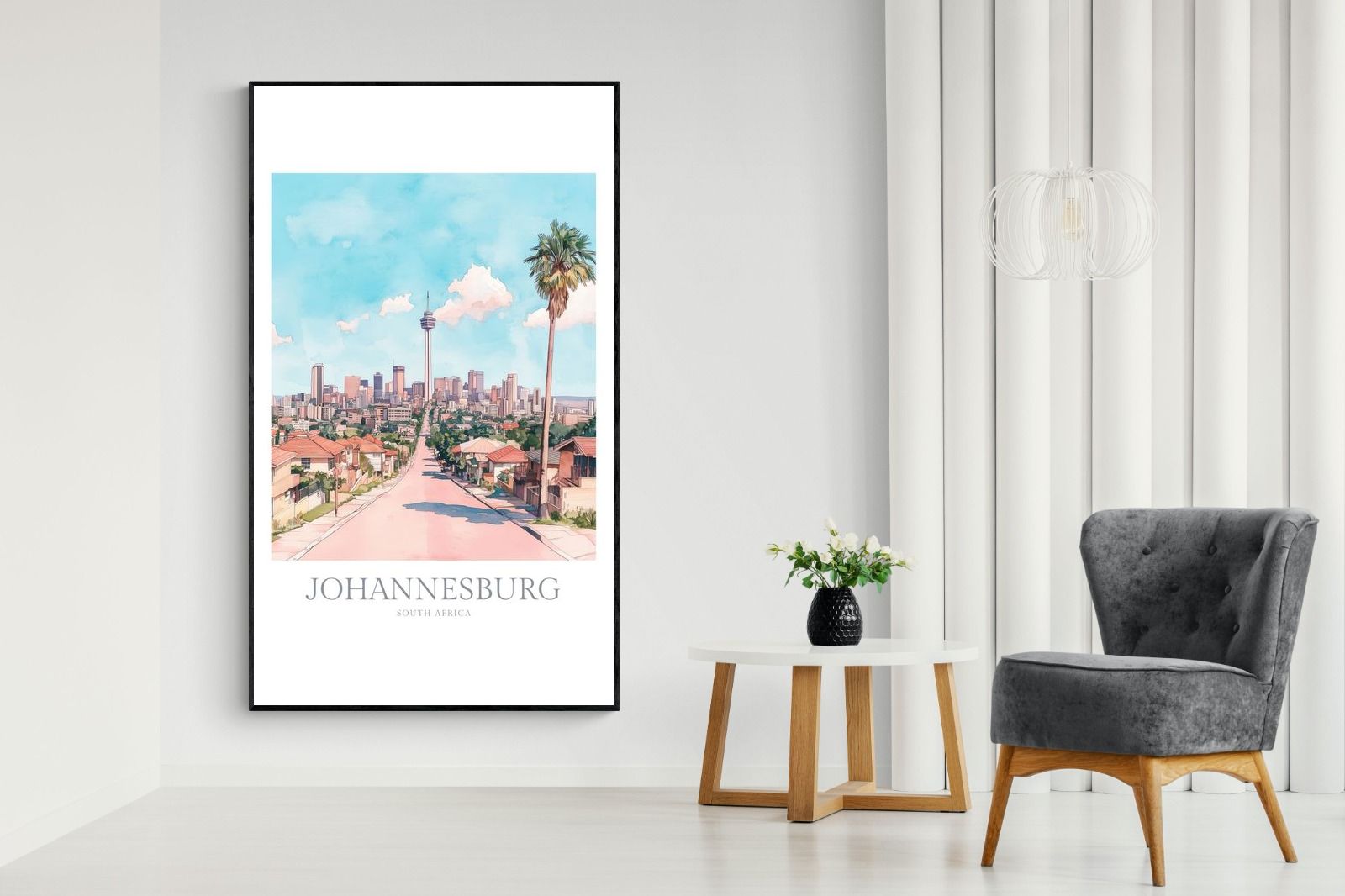 Pixalot Johannesburg Watercolour