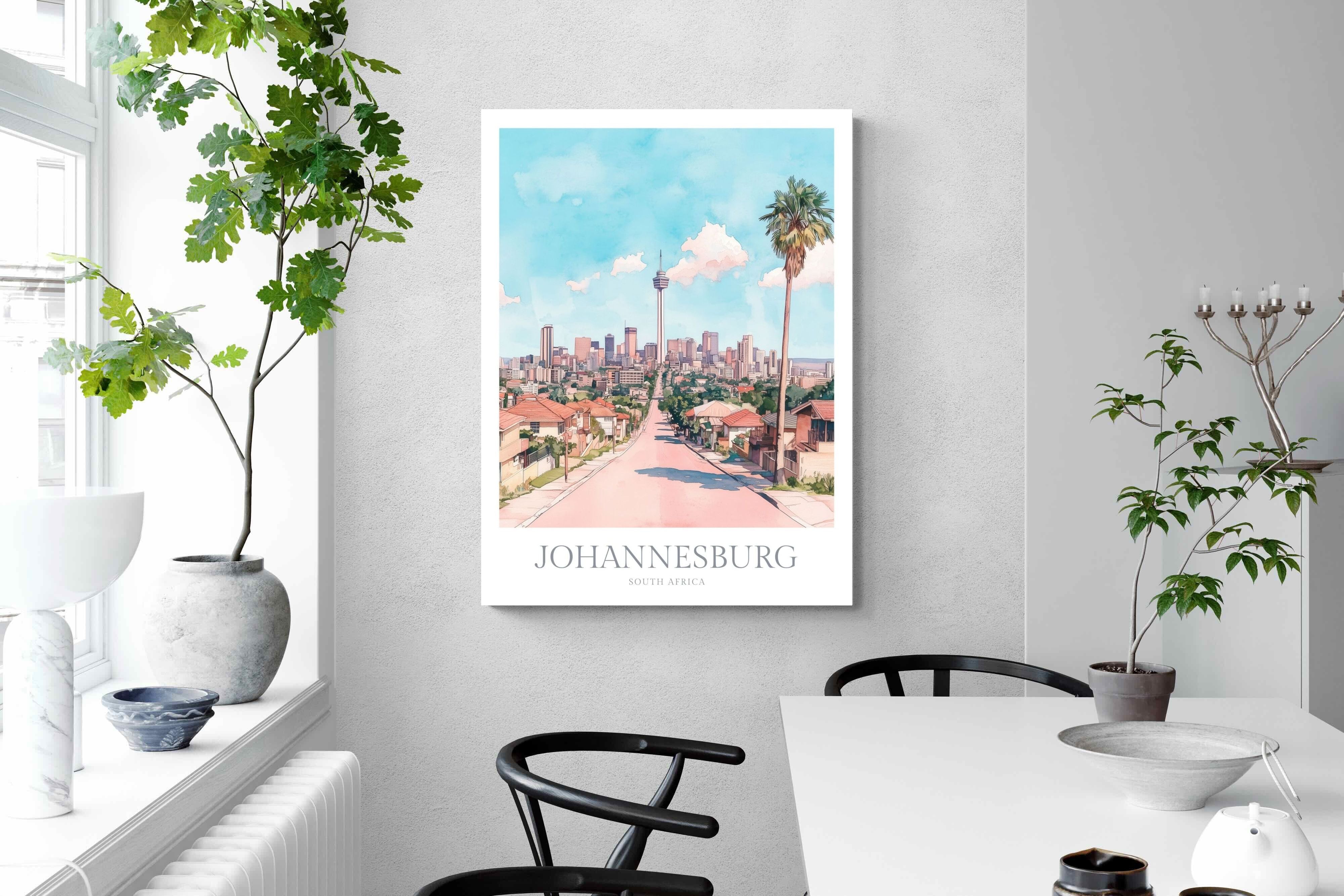 Pixalot Johannesburg Watercolour