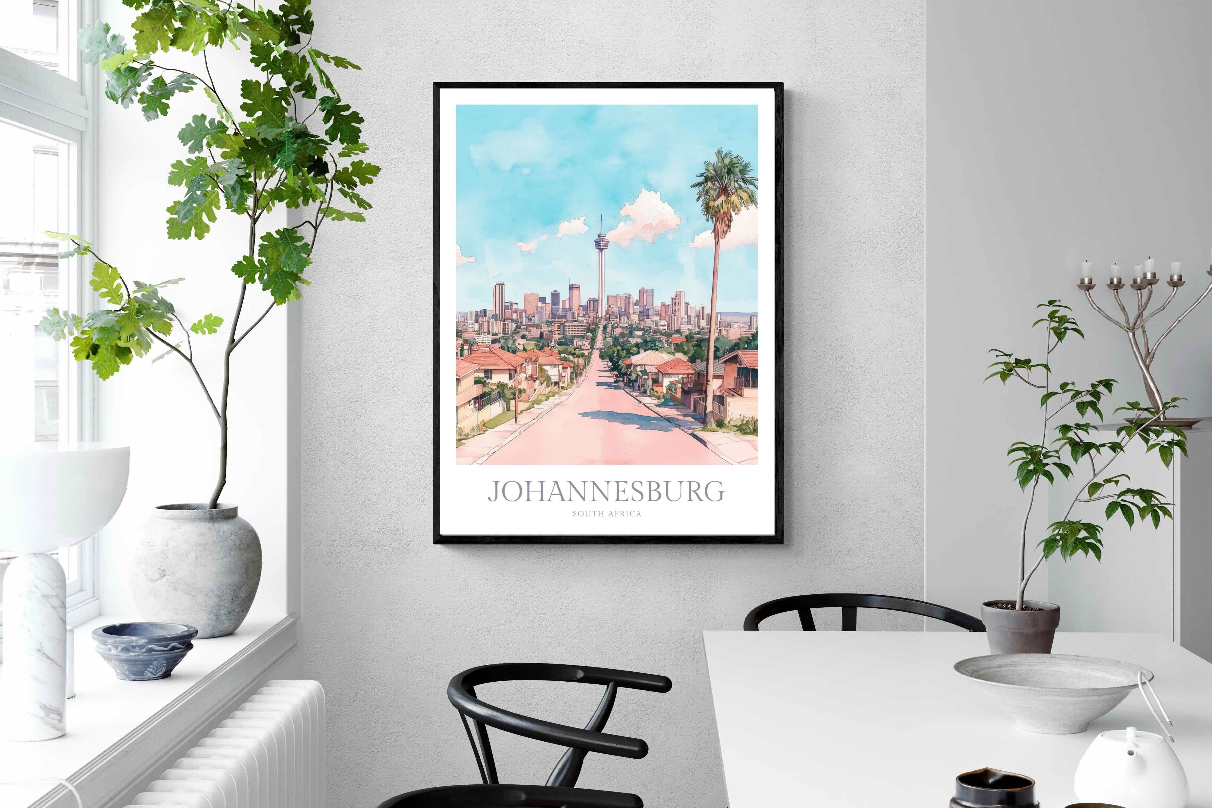 Pixalot Johannesburg Watercolour