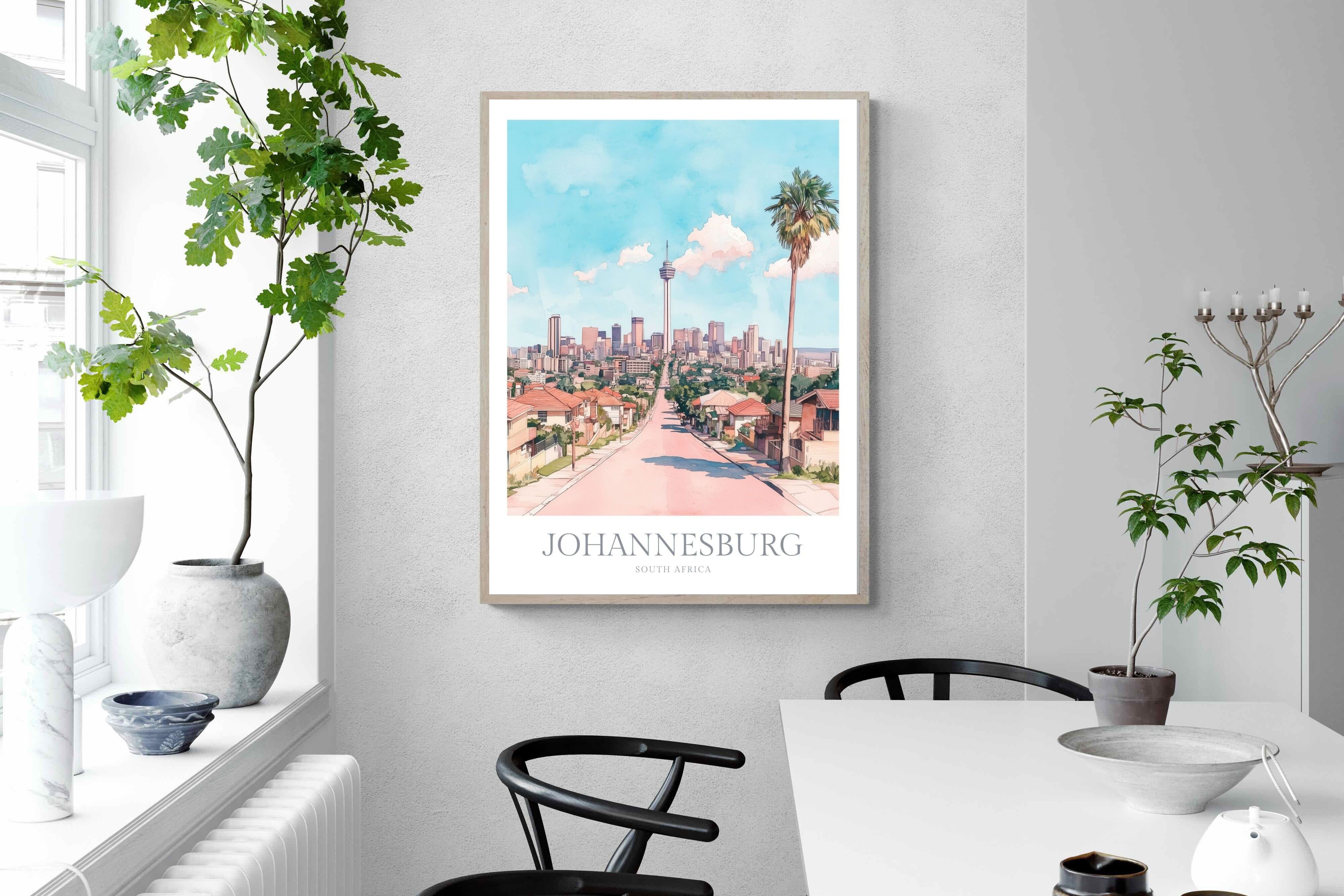 Pixalot Johannesburg Watercolour