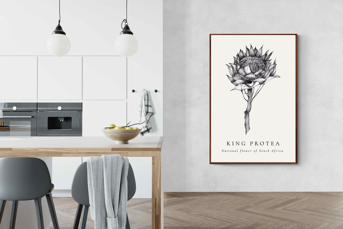 Pixalot ® King Protea Illustration