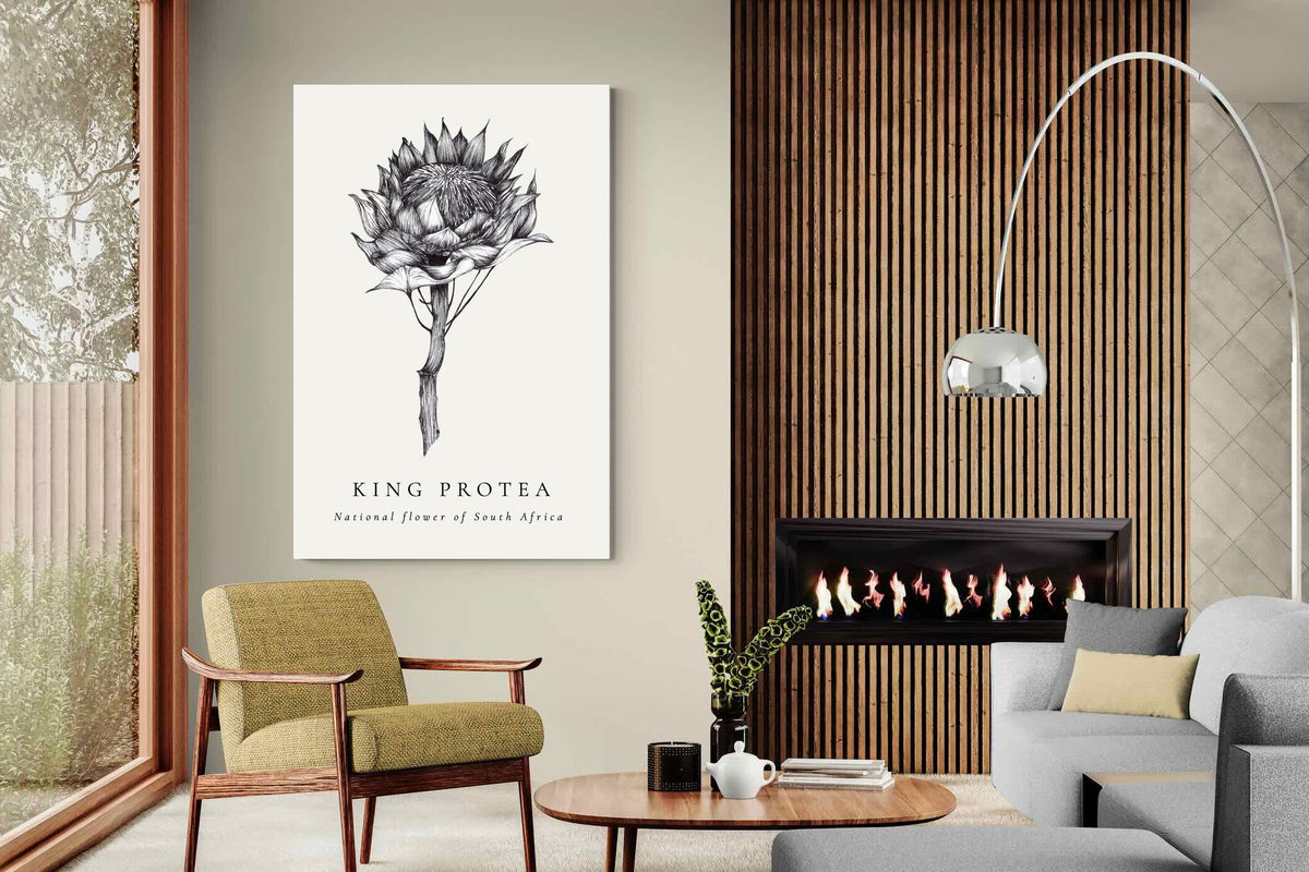 Pixalot ® King Protea Illustration