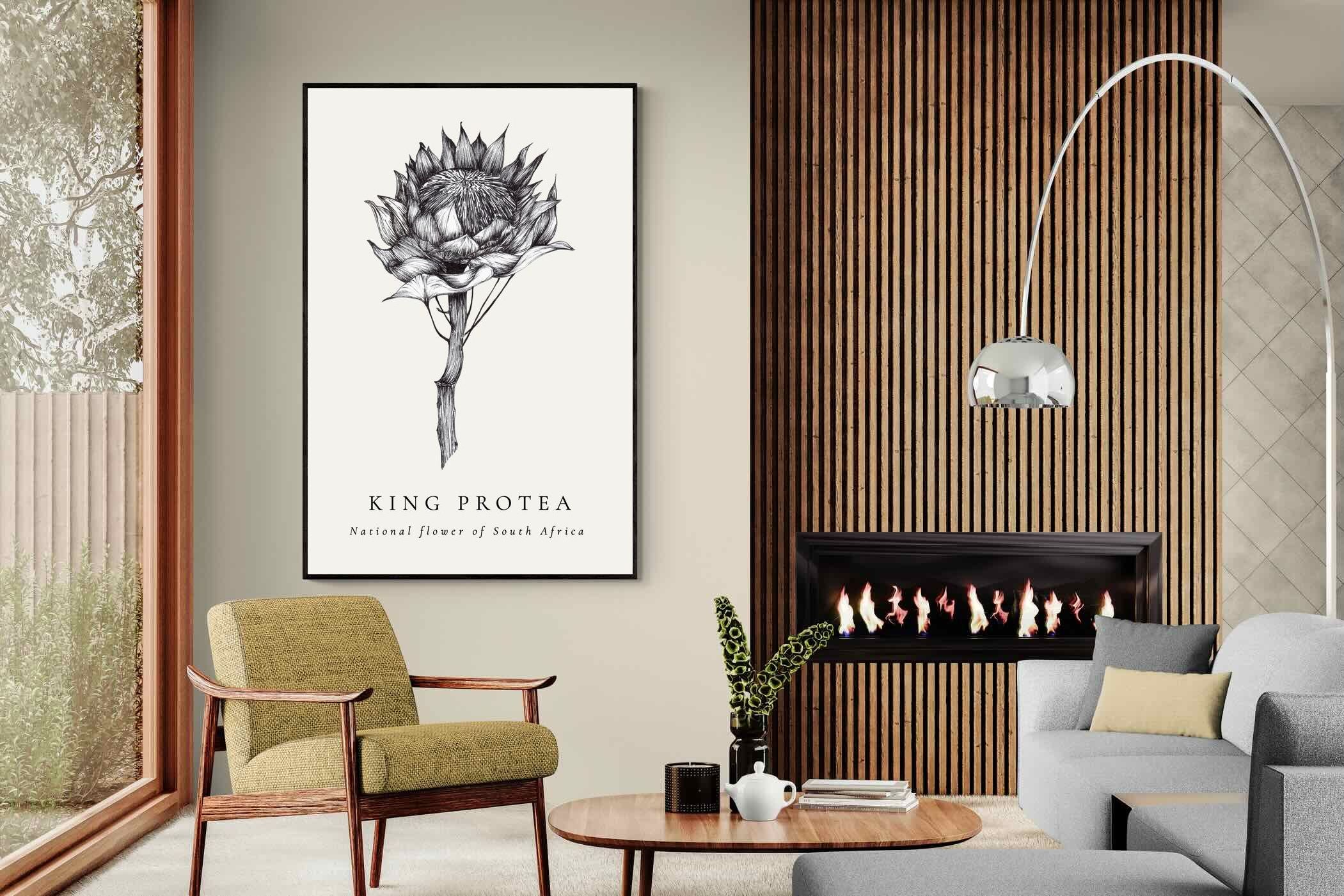 Pixalot ® King Protea Illustration