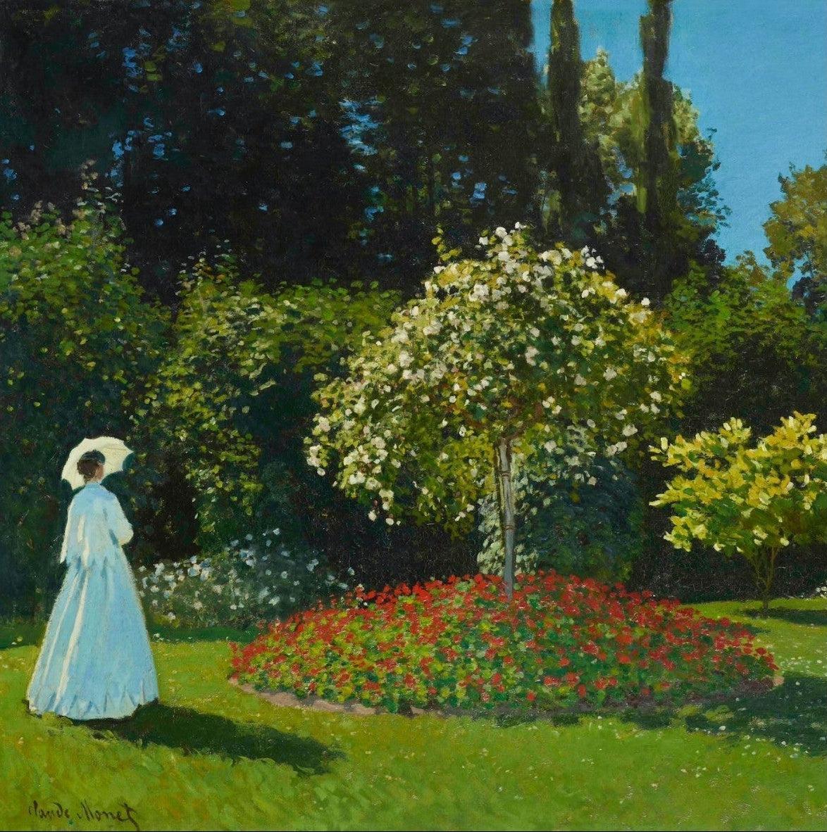 ころん　アートパネル　宮坂なこ　CANVAS+GARDEN Lady in the Garden Wall Art | Canvas & Framed Prints – Pixalot ®