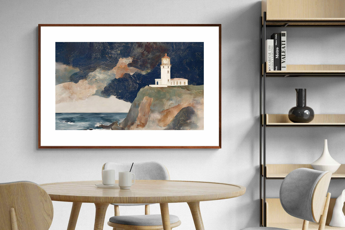 Pixalot ® Lighthouse on a Stormy Cliff