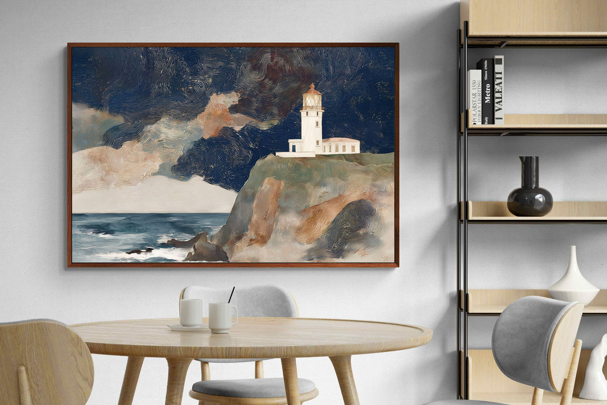 Pixalot ® Lighthouse on a Stormy Cliff