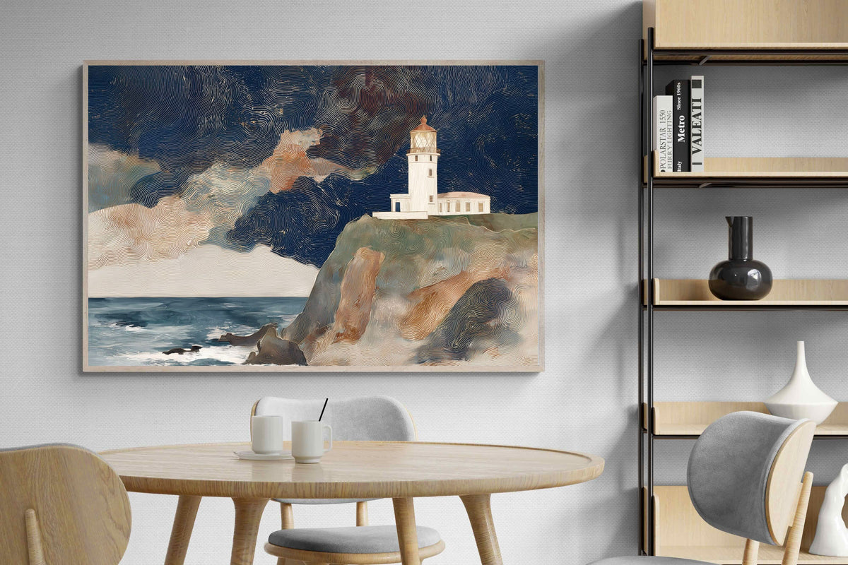 Pixalot ® Lighthouse on a Stormy Cliff