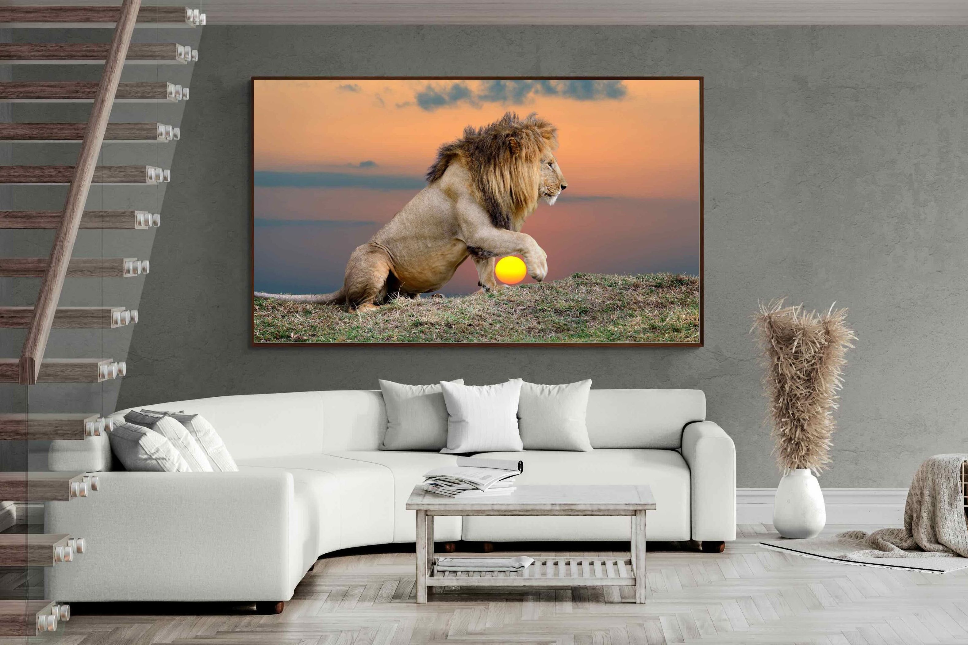 Pixalot ® Lion Sunset