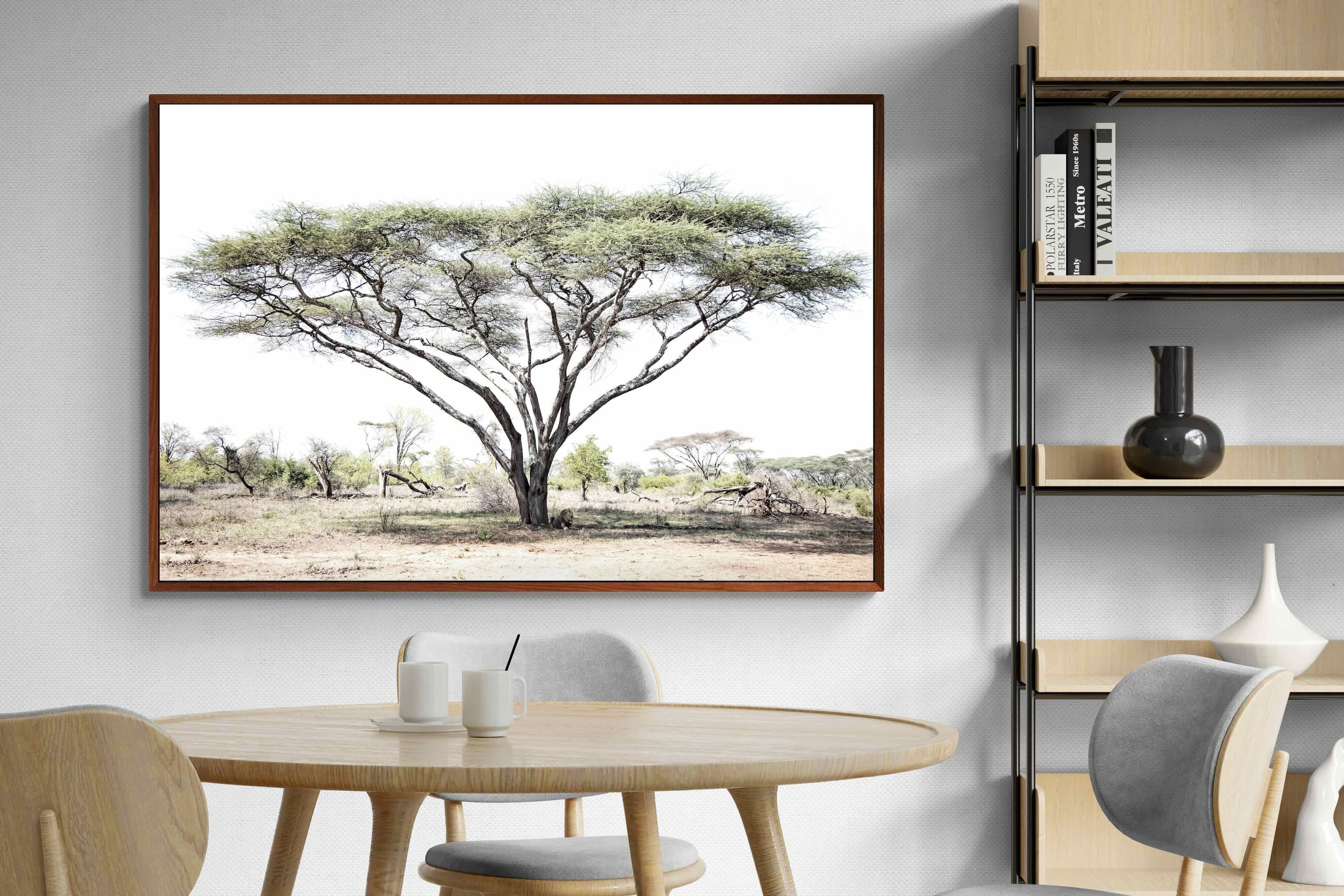 Pixalot Lion Under Umbrella Tree