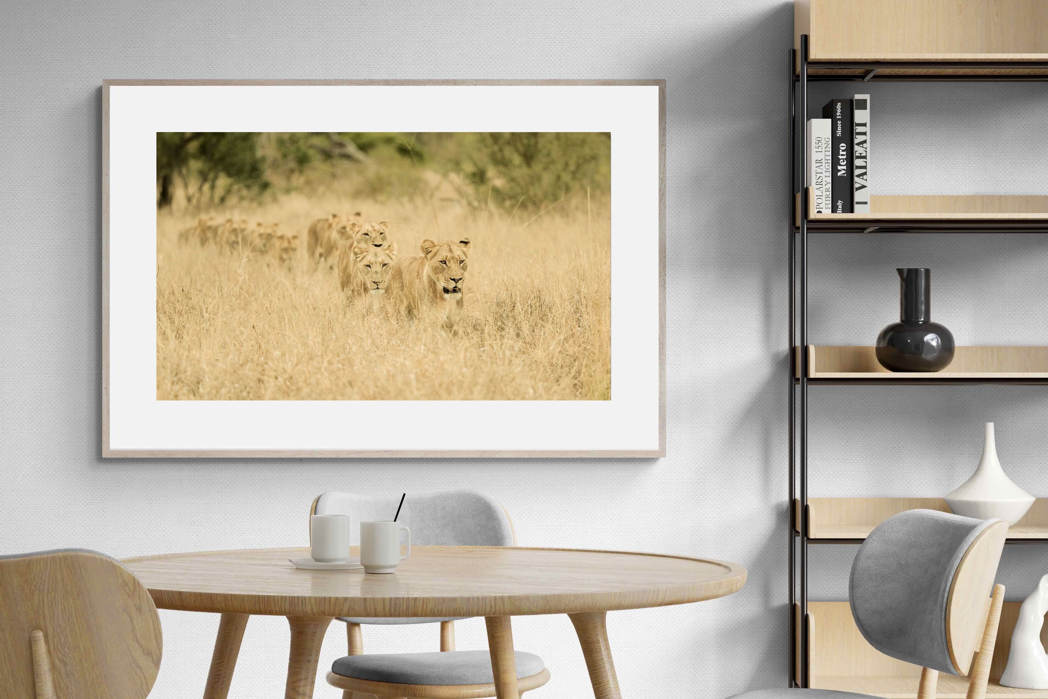 Pixalot Lionesses in Formation