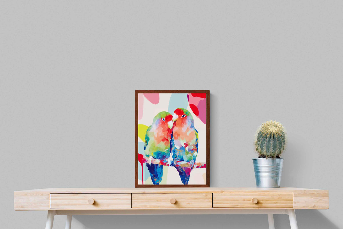 Pixalot ® Lovebirds on a Branch