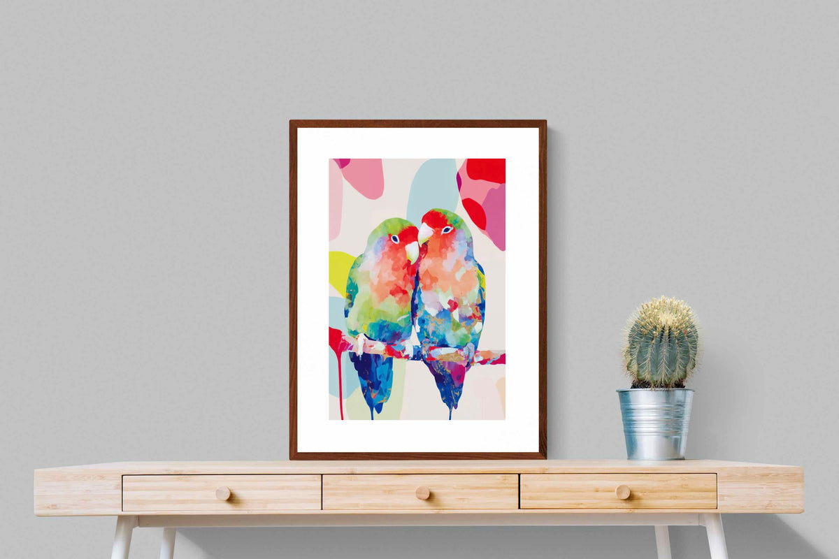 Pixalot ® Lovebirds on a Branch