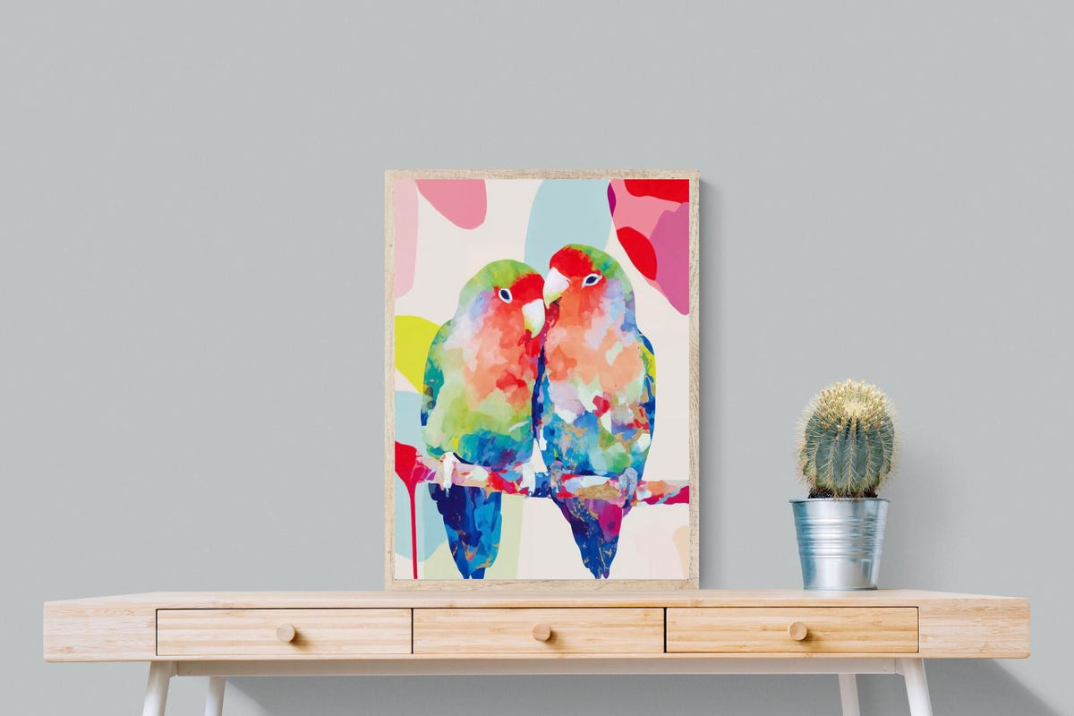 Pixalot ® Lovebirds on a Branch