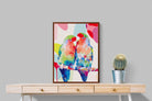 Pixalot ® Lovebirds on a Branch