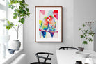 Pixalot ® Lovebirds on a Branch