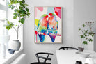 Pixalot ® Lovebirds on a Branch