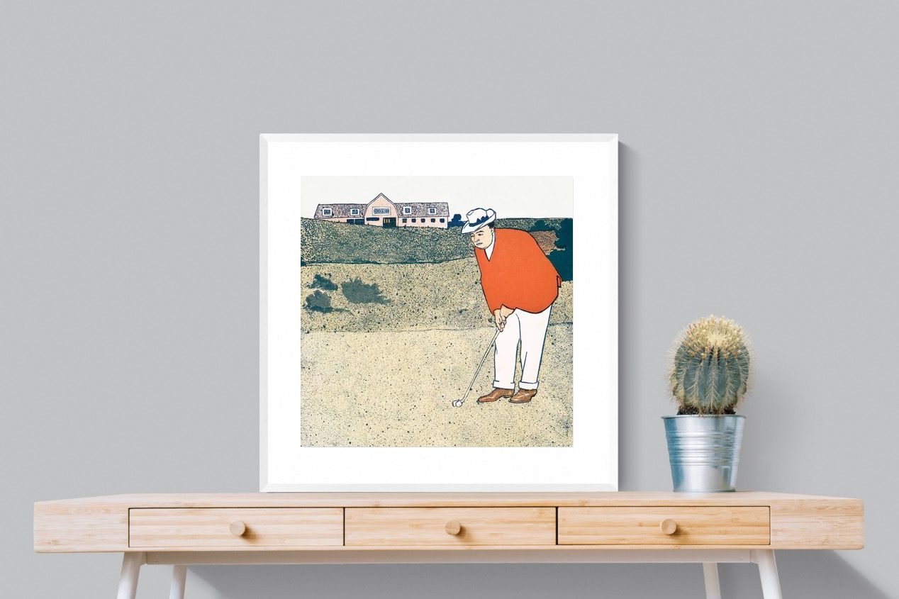 Pixalot Man Playing Golf