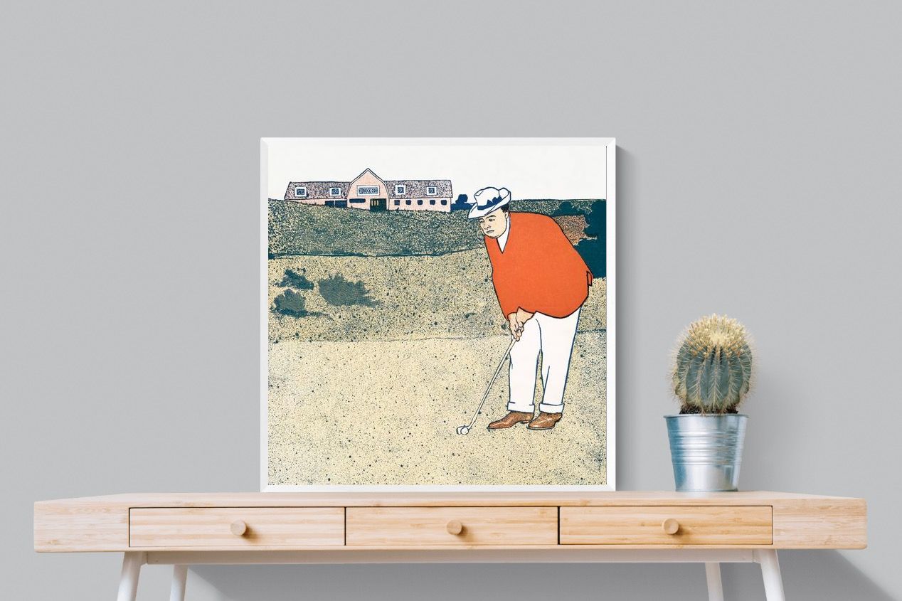 Pixalot Man Playing Golf