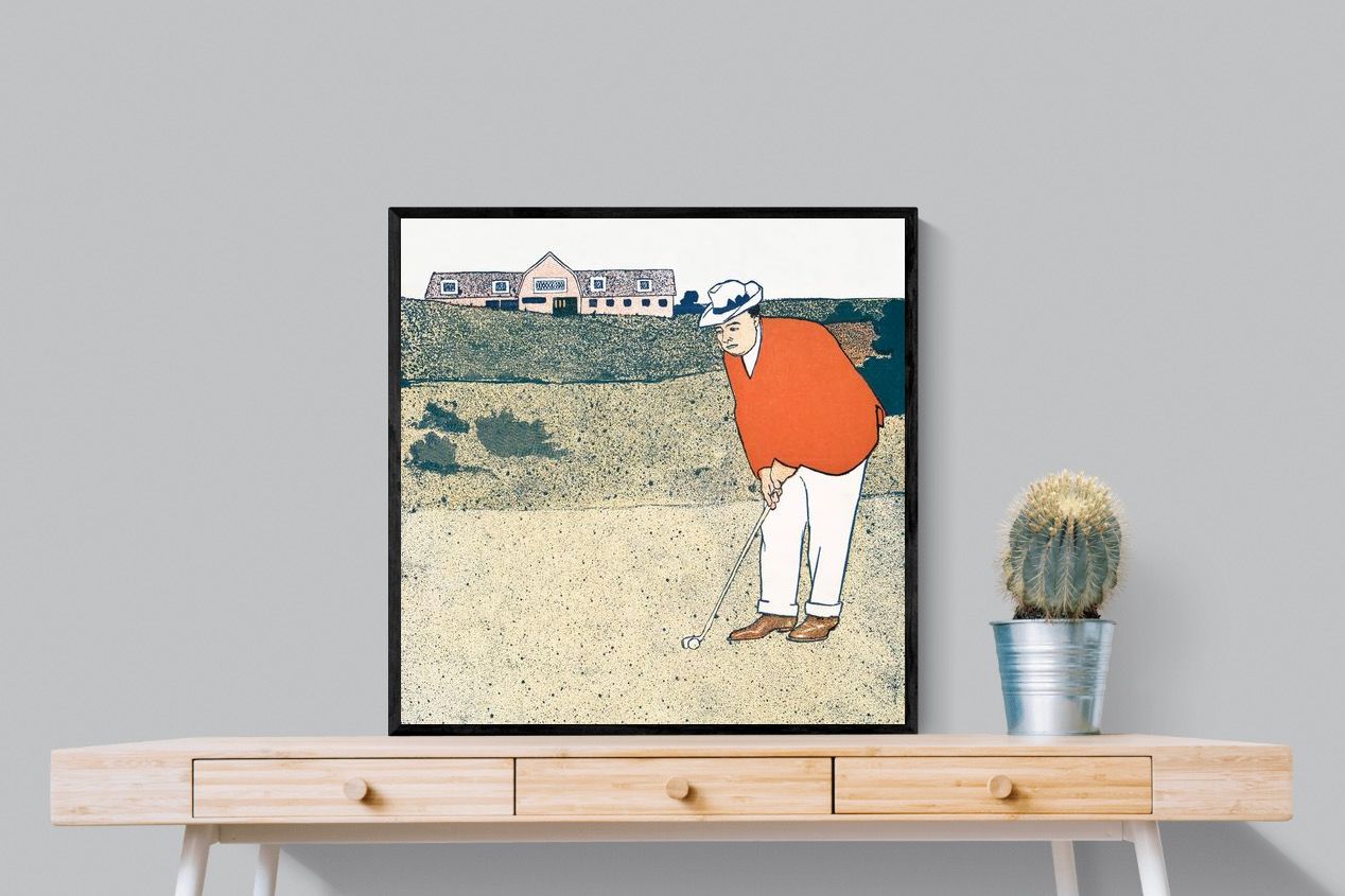 Pixalot Man Playing Golf