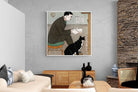 Pixalot Man Reading with Cat