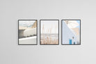 Mediterranean Set-Wall_Art-45 x 60cm (x3)-Mounted Canvas-Black-Pixalot