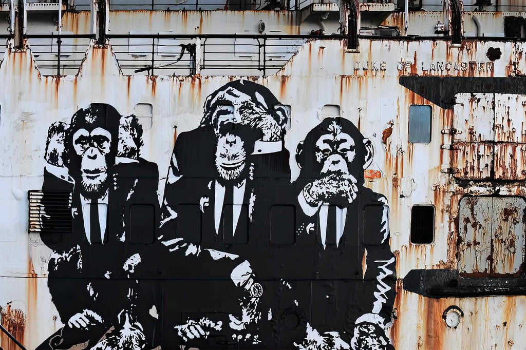 Monkeys in Suits-Wall_Art-Pixalot