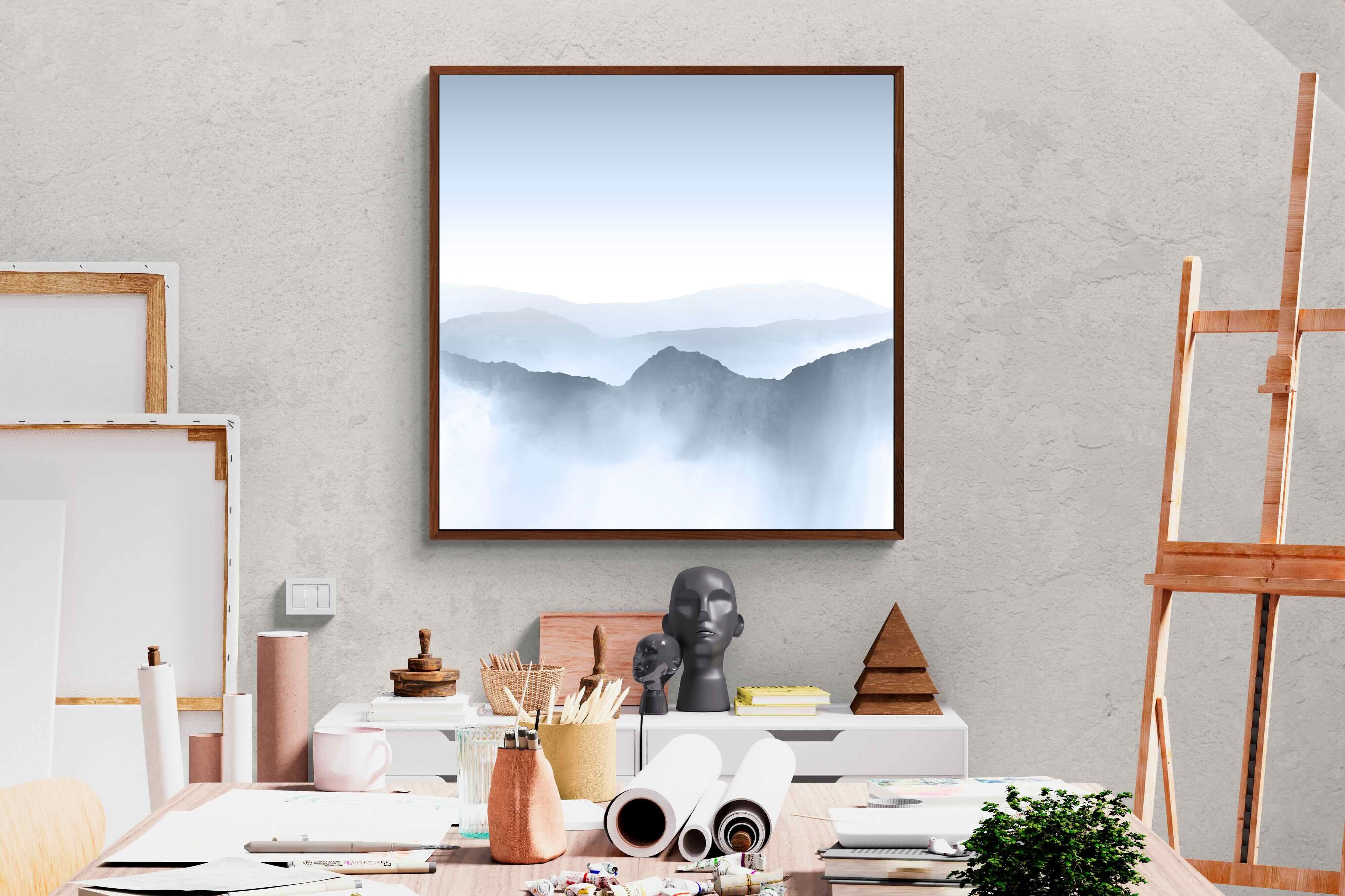 Pixalot Mountains Watercolour
