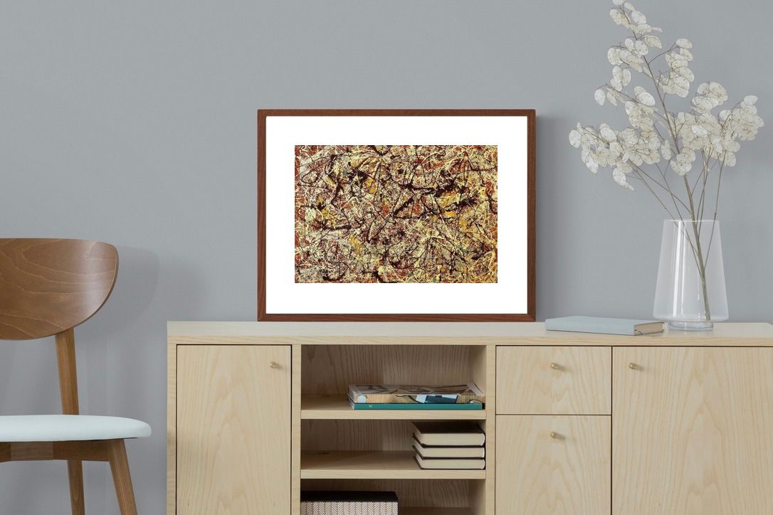 Pixalot ® Mural on Indian Red Ground