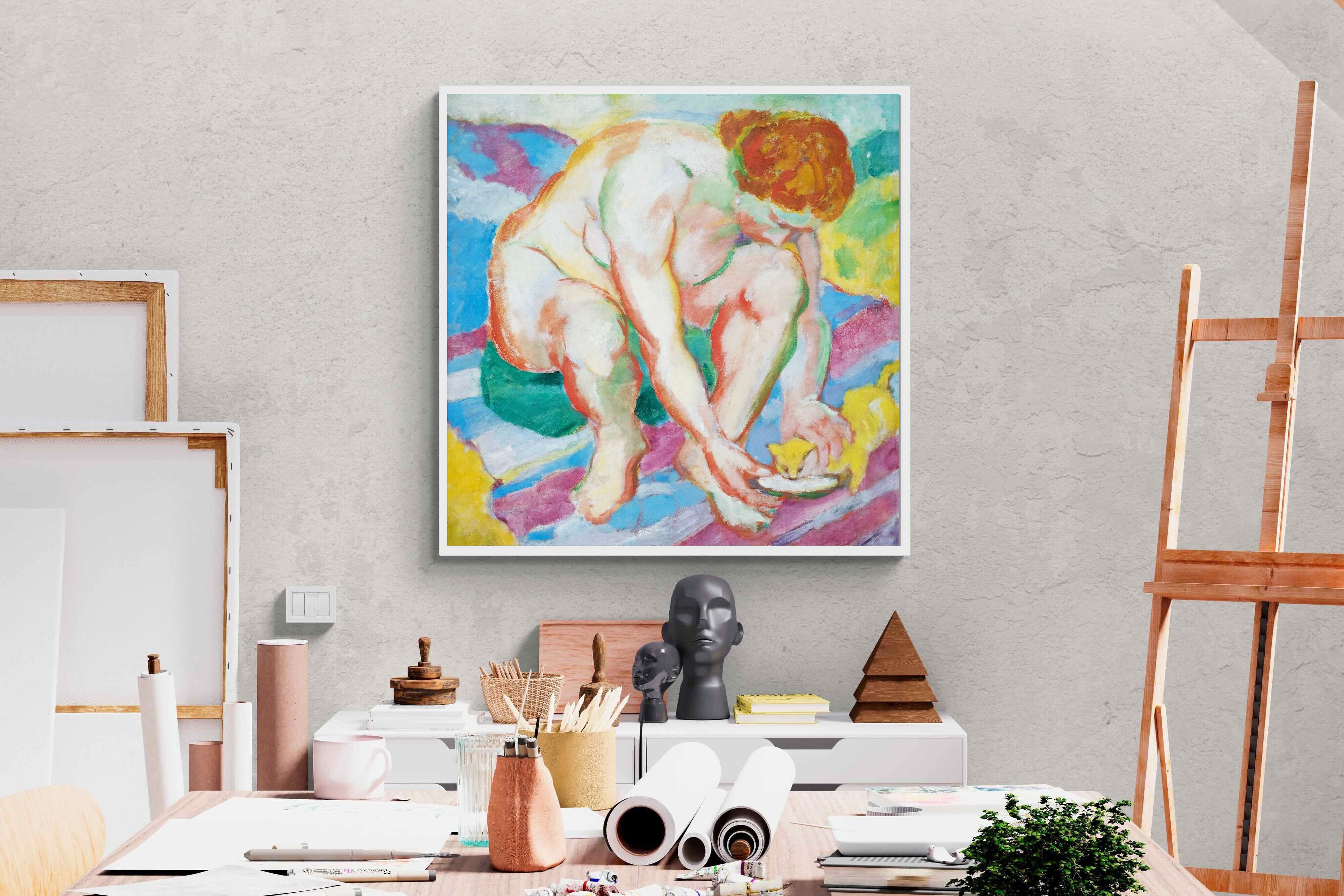 Pixalot Nude with Cat
