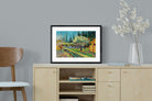 Pixalot ® Orchard Bordered by Cypresses