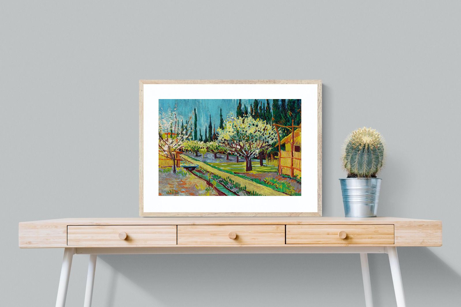 Pixalot ® Orchard Bordered by Cypresses