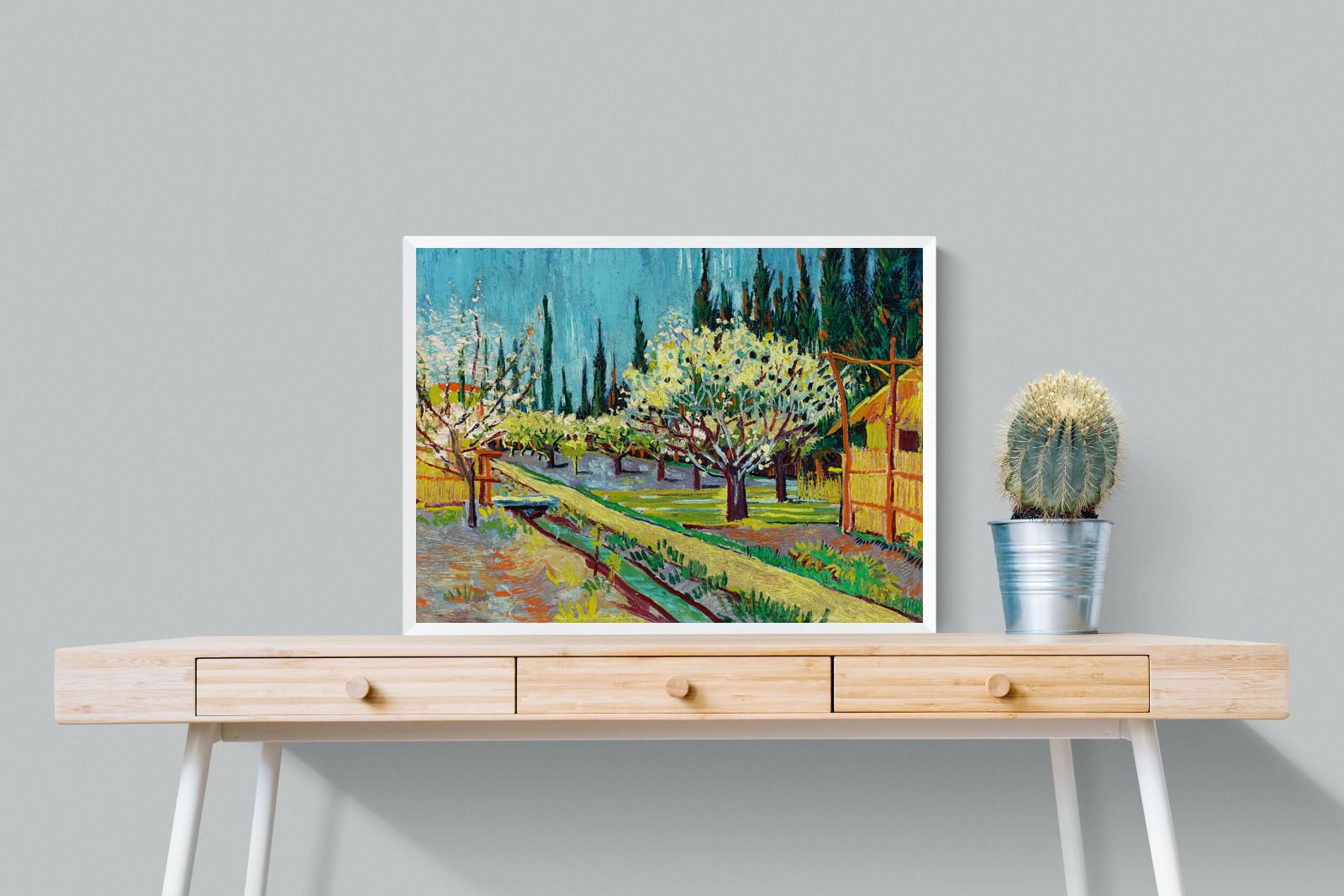 Pixalot ® Orchard Bordered by Cypresses