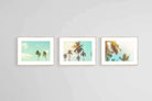 Palm Set-Wall_Art-80 x 60cm (x3)-Framed Print-Wood-Pixalot