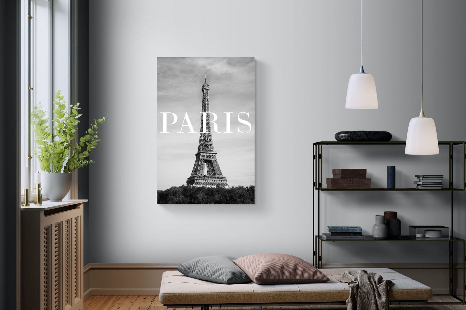 Paris Canvas Framed Poster ⭐️ Sizes Wall Many + Art &
