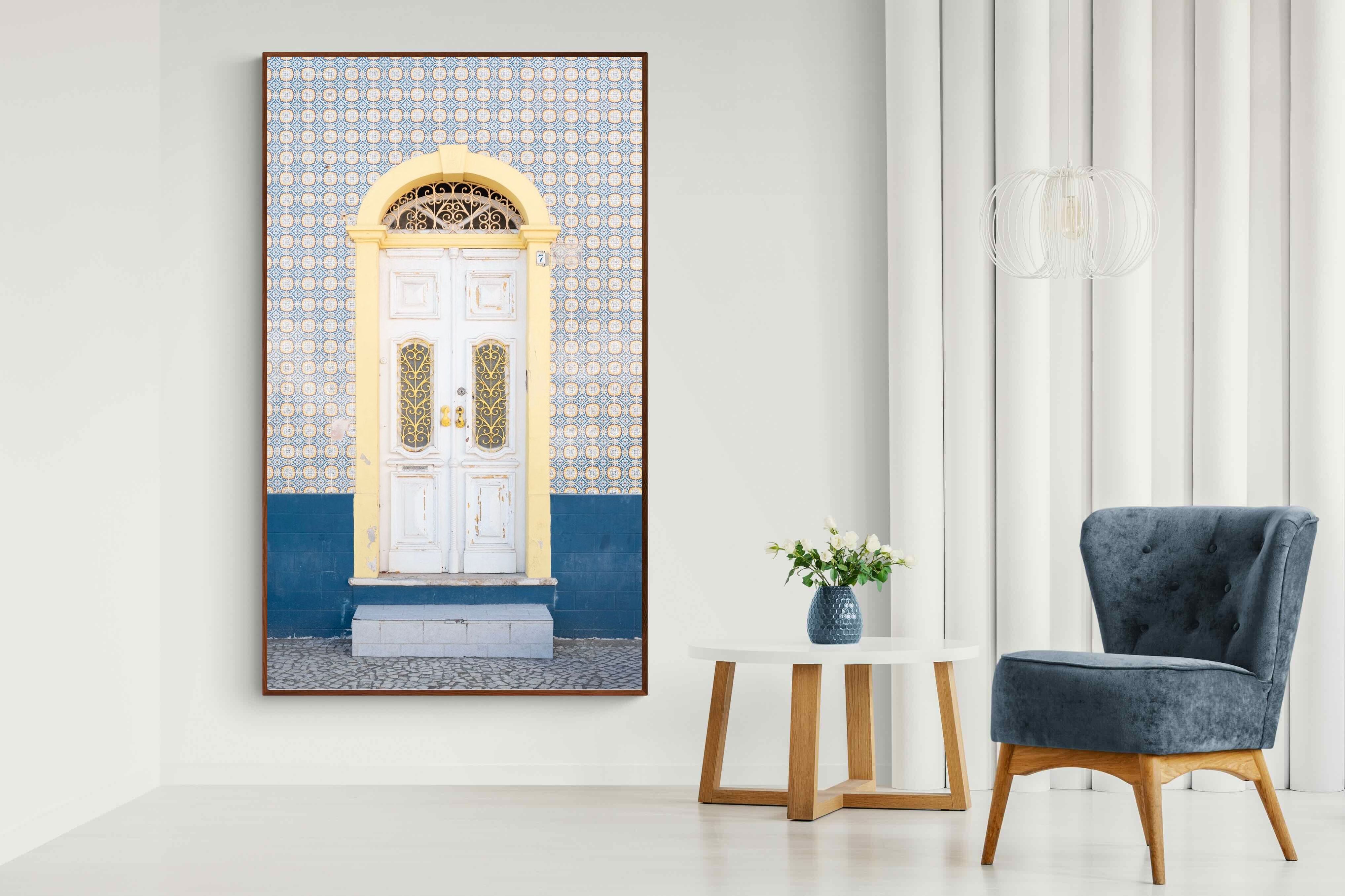 Pixalot Blue and Yellow Facade