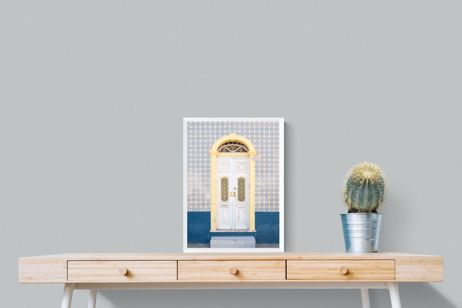 Pixalot Blue and Yellow Facade