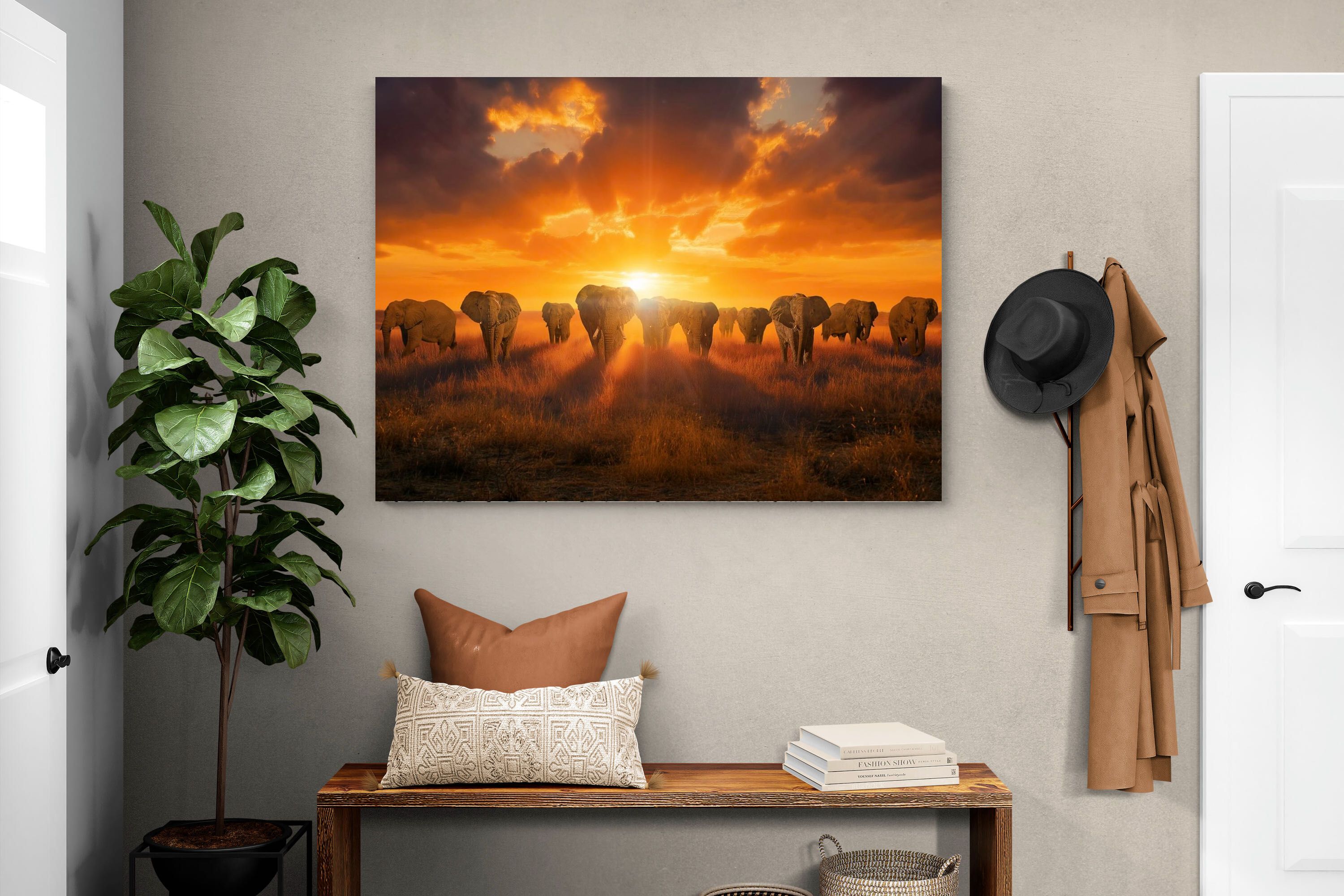 Pixalot ® Elephant Sunset