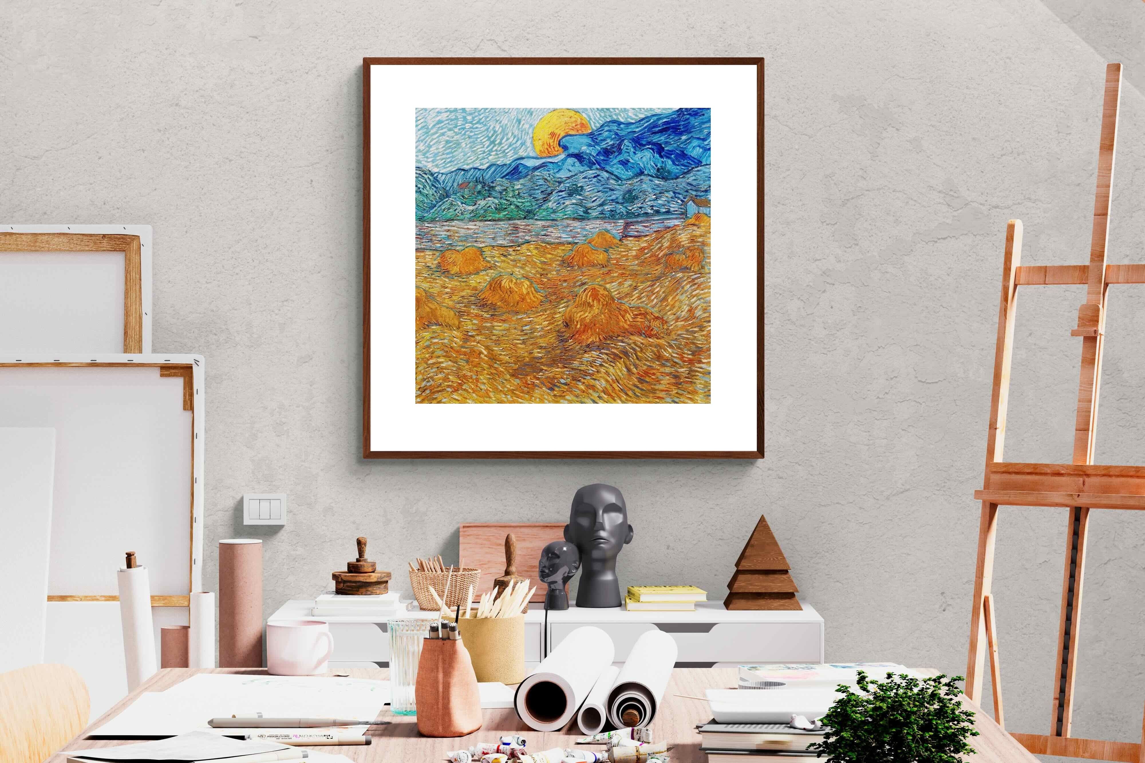 Pixalot ® Evening Landscape with Rising Moon