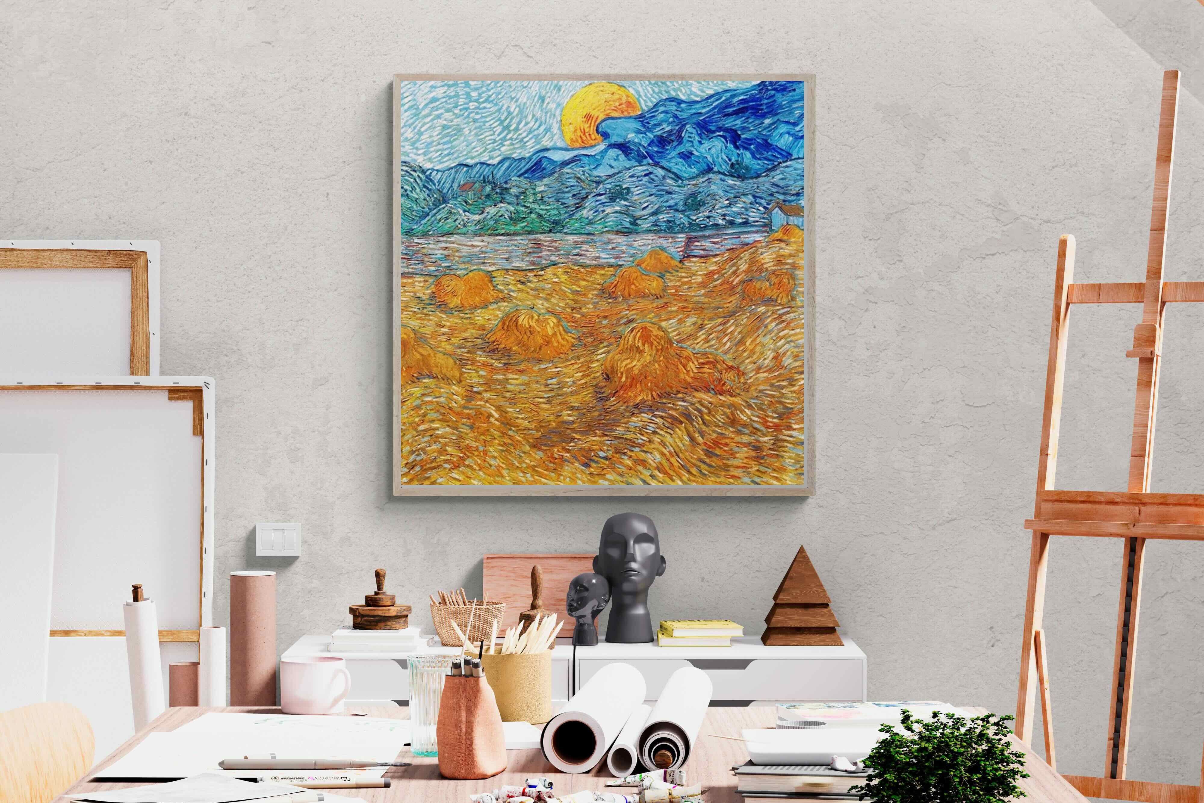 Pixalot ® Evening Landscape with Rising Moon