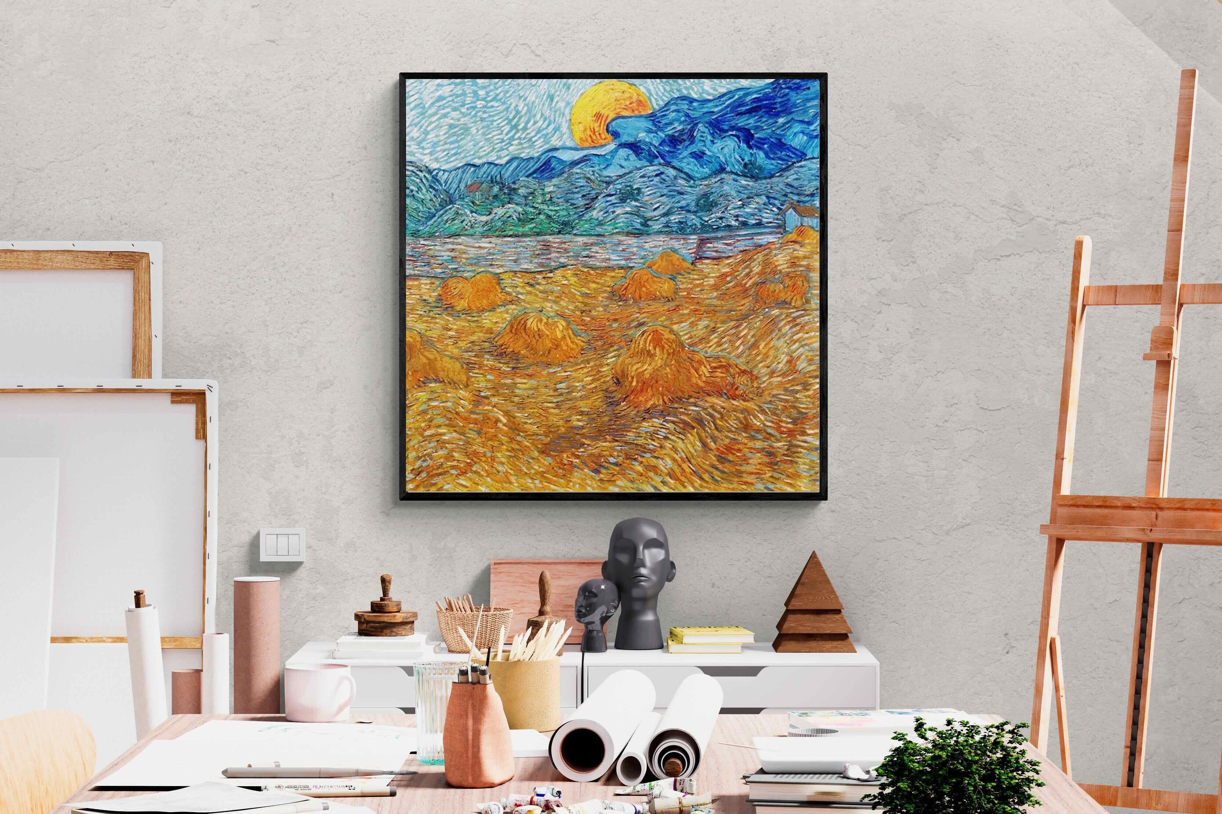 Pixalot ® Evening Landscape with Rising Moon
