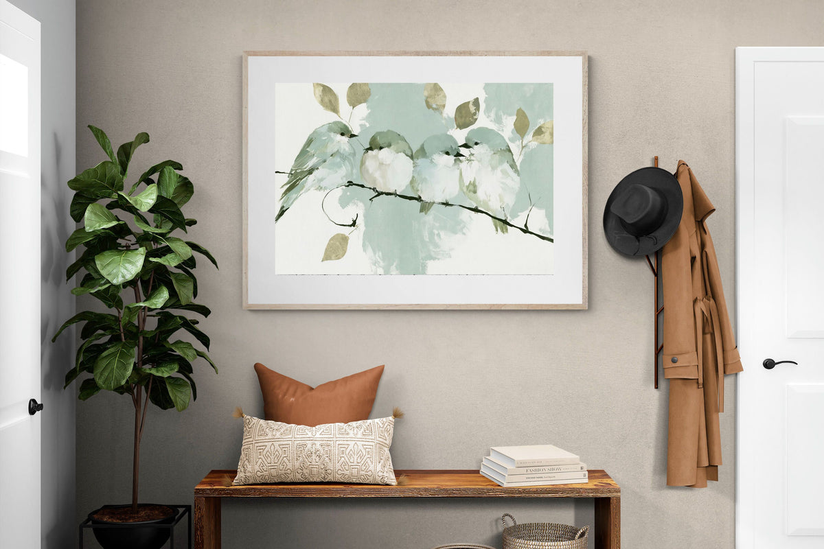 Pixalot ® Four Birds On A Branch
