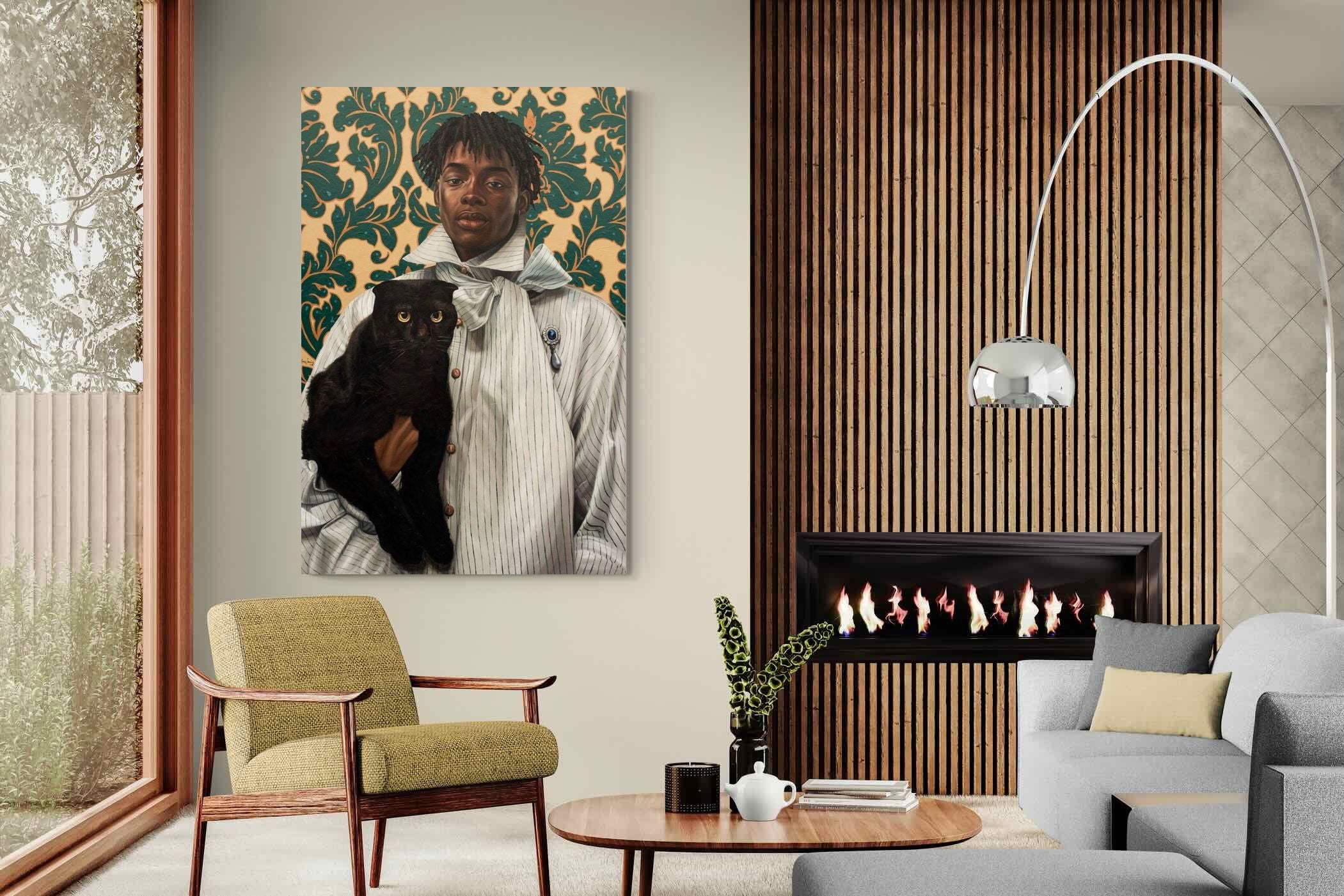 Pixalot Gentleman with Cat