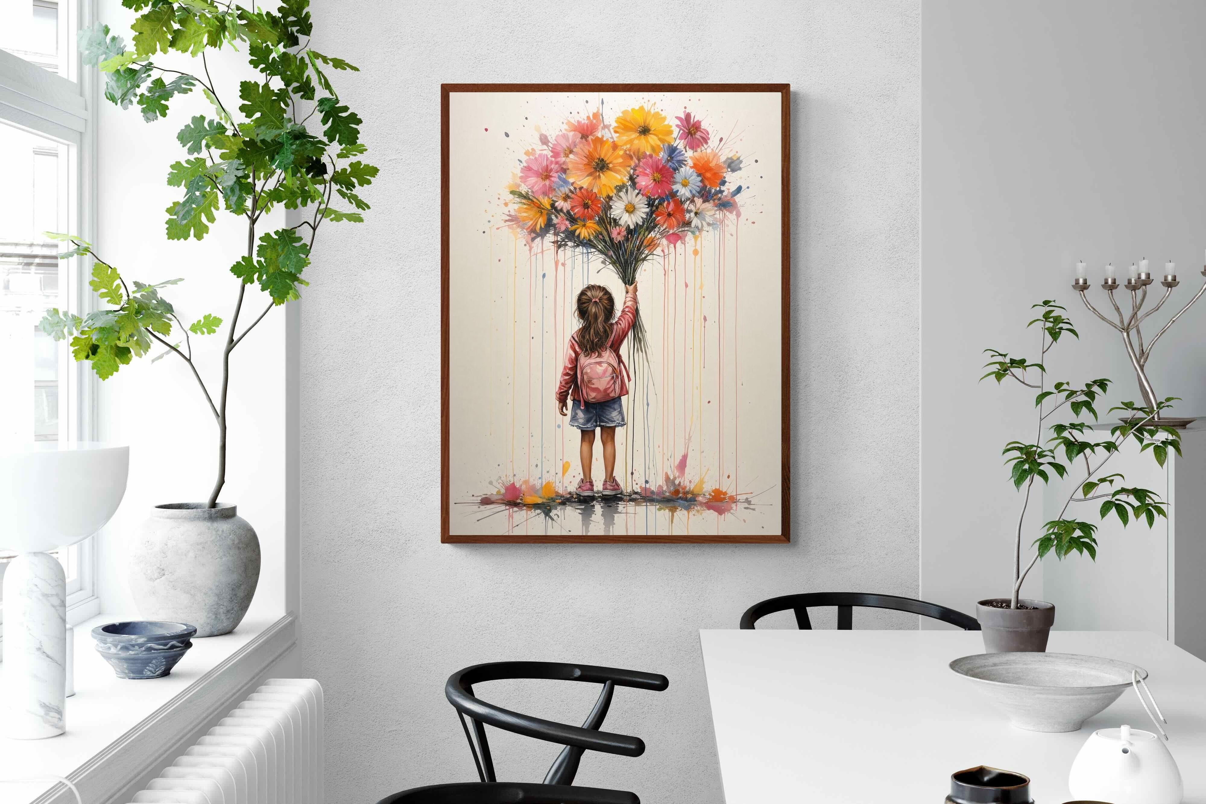 Pixalot ® Girl With Flowers