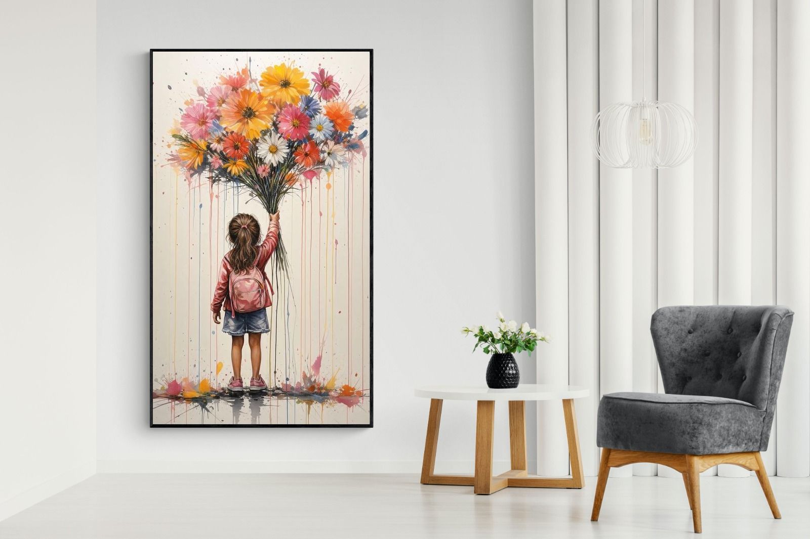 Pixalot ® Girl With Flowers